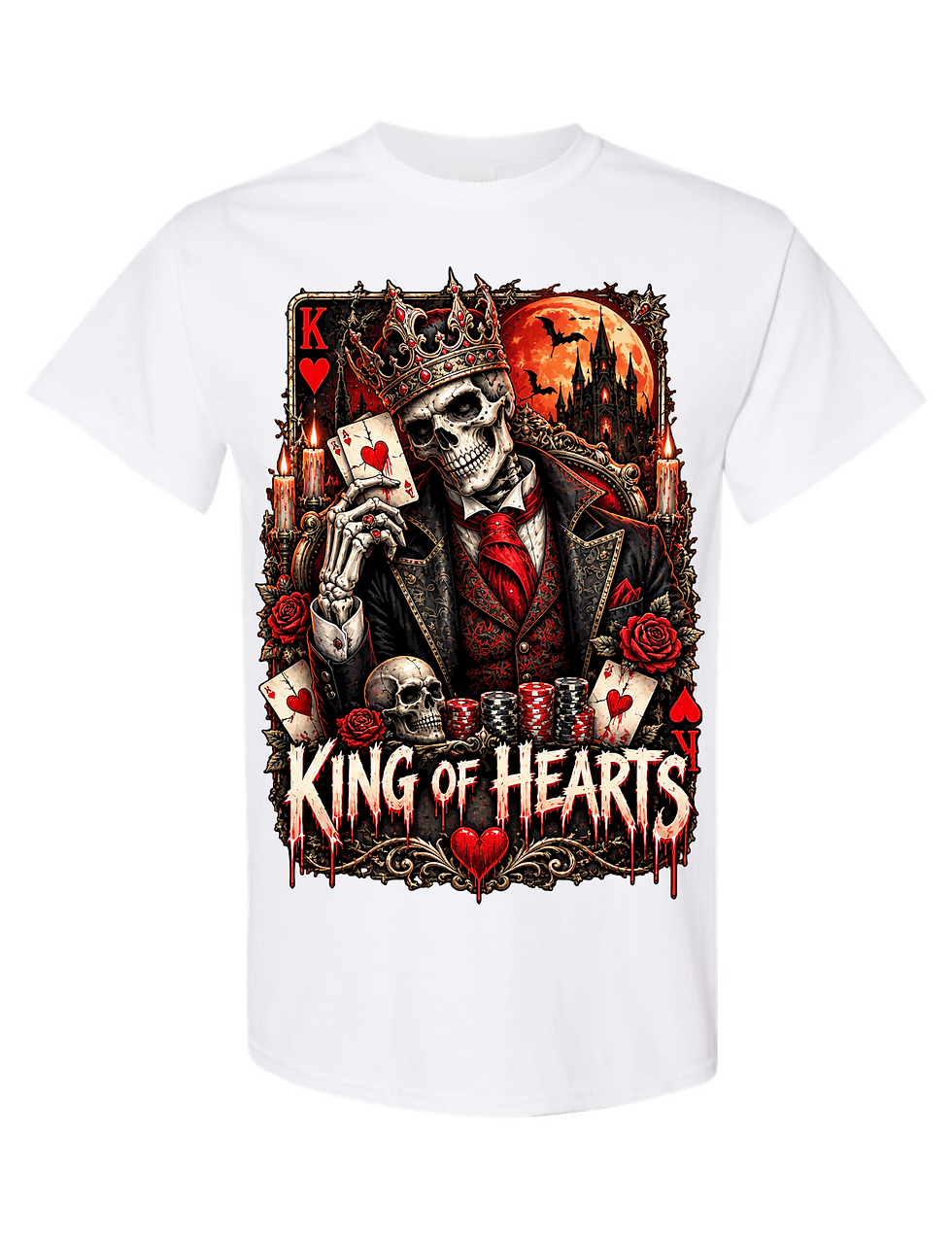 Thumbnail: King Of Hearts Halloween Men's T Shirt