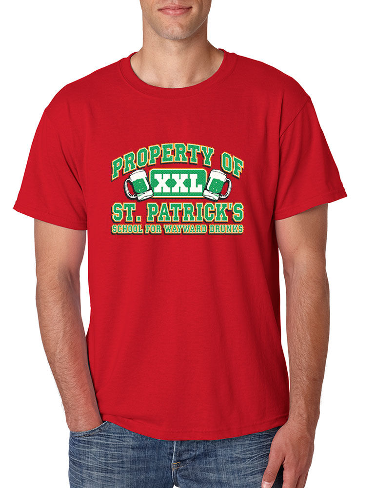 Men's T Shirt Property of St Patrick's Shamrock