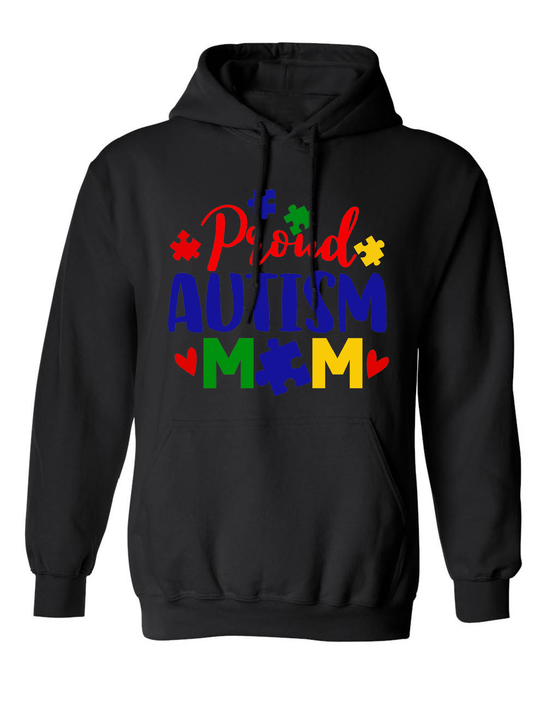 Proud Autism Mom Hooded Sweatshirt
