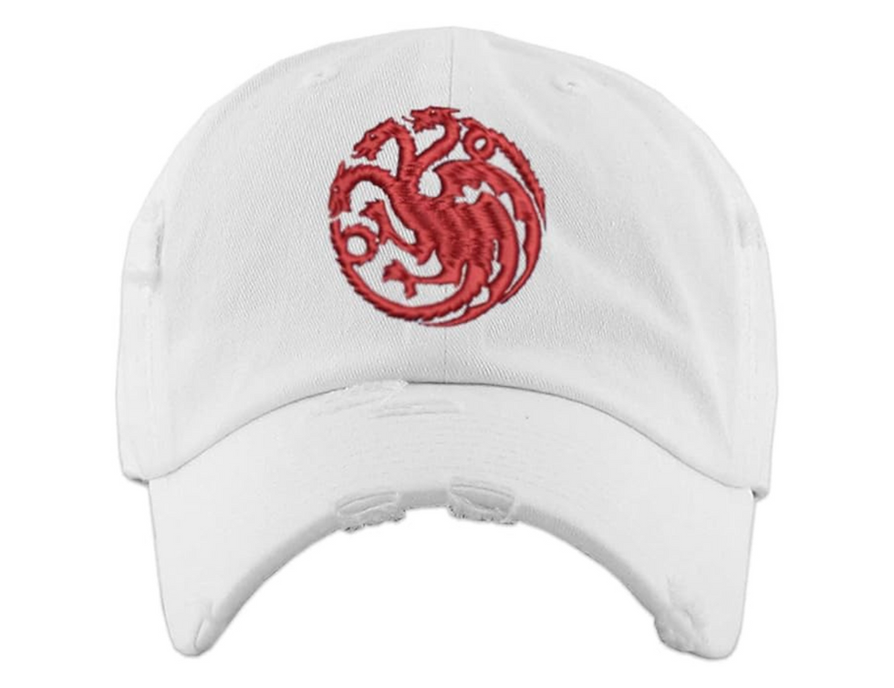 Thumbnail: Adult Dad Hat Targaryen Dad Hat Embroidered Cool Trendy