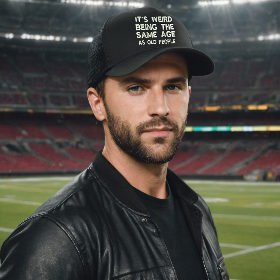 It's Weird Being The Same Age As Old People Hat Funny Embroidered Trucker Hat