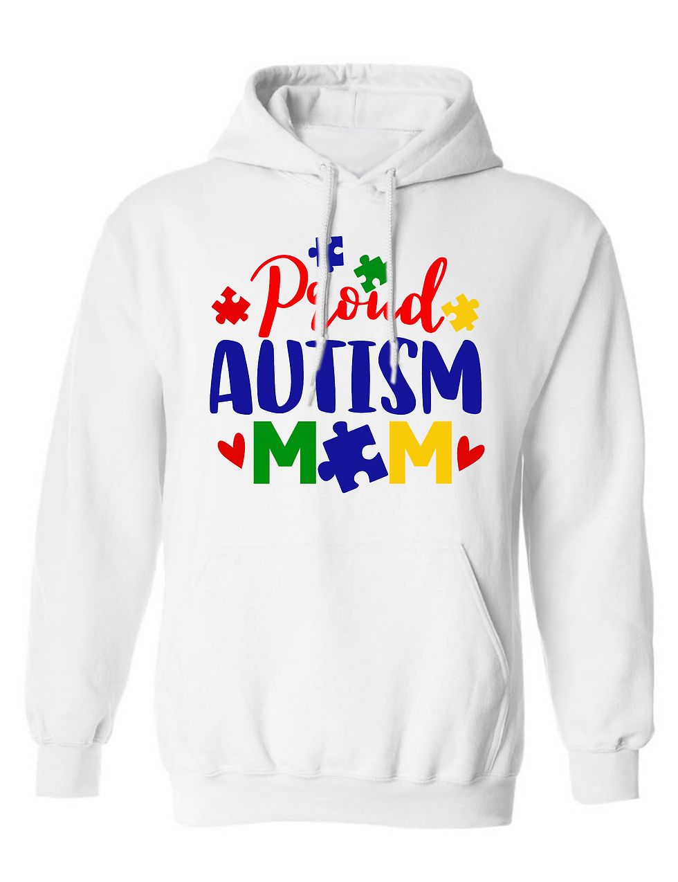Proud Autism Mom Hooded Sweatshirt