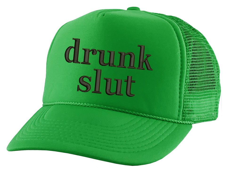 Drunk Slt Hat Funny Trucker Hat Drinking Embroidered Snapback Cap