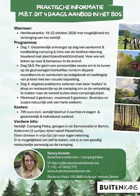 FLYER AANBOD HERFSTVAKANTIE 2026