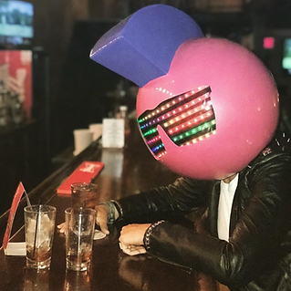 Bubble Punk in a bar