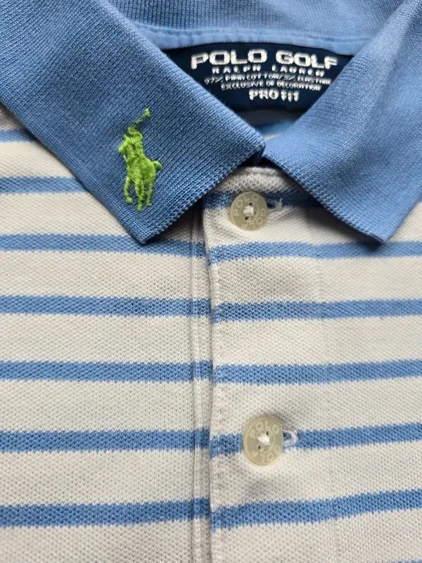 Thumbnail: Polo Ralph Lauren "Polo Golf" Pro Fit striped polo shirt.
