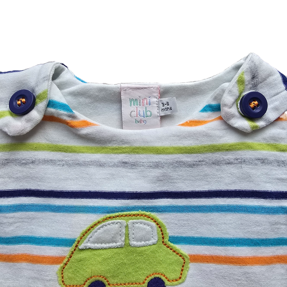 Thumbnail: Mini Club Baby Boy Car Romper 