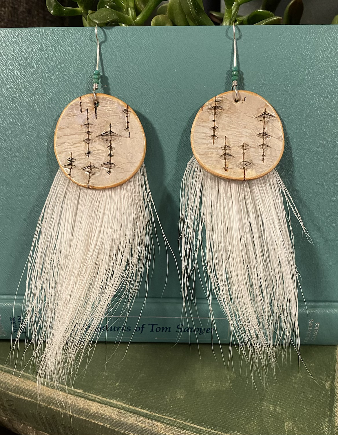 Winters promise earrings. 