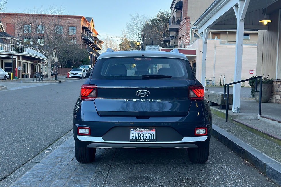 2026 Hyundai Venue rear view