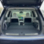 2026 Hyundai Palisade Calligraphy rear cargo area with second and third rows folded