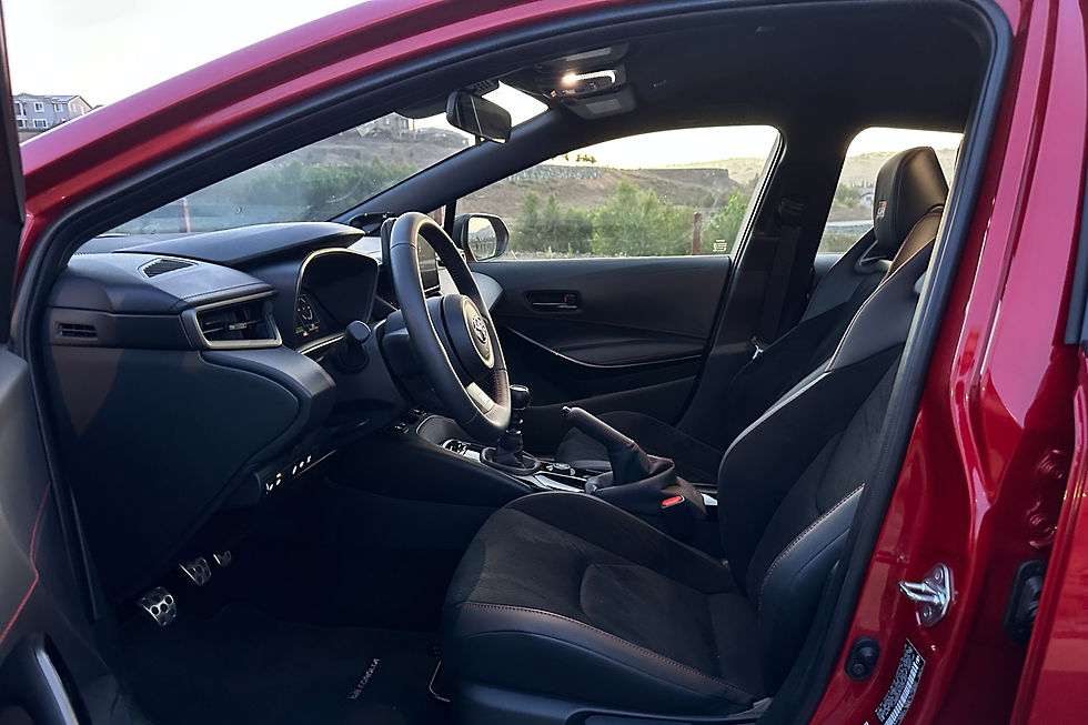 2026 Toyota GR Corolla front seats