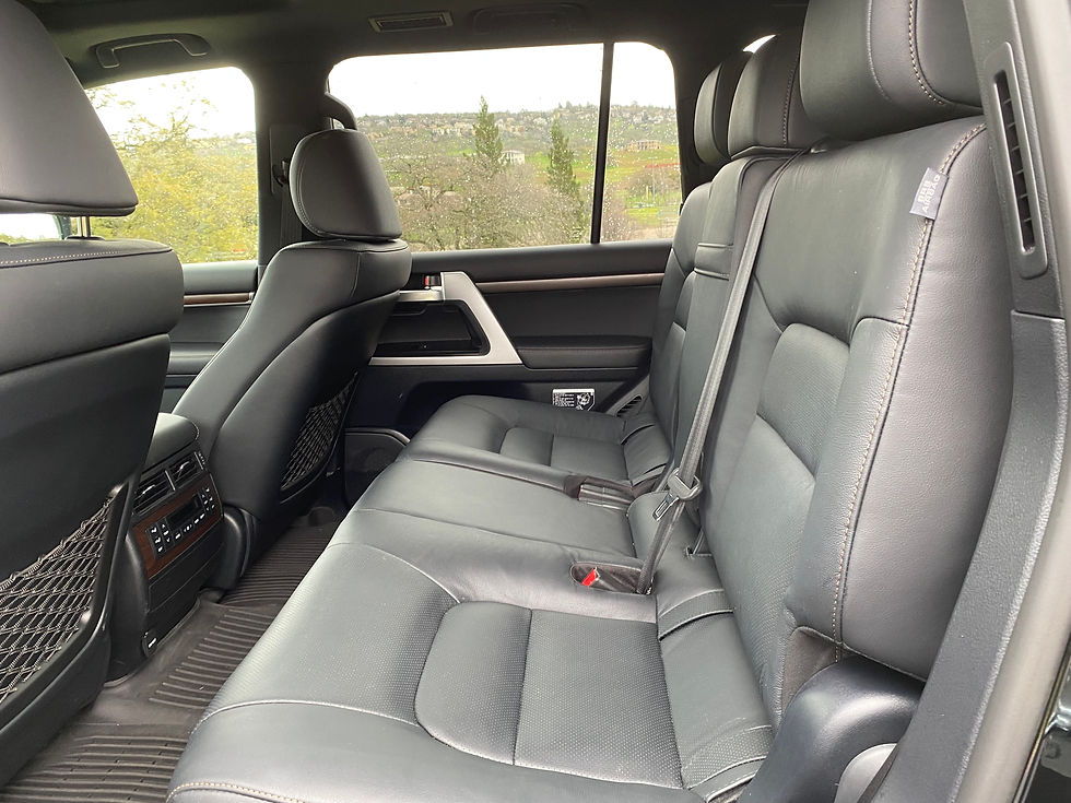 2021 Toyota Land Cruiser Heritage Edition rear seat