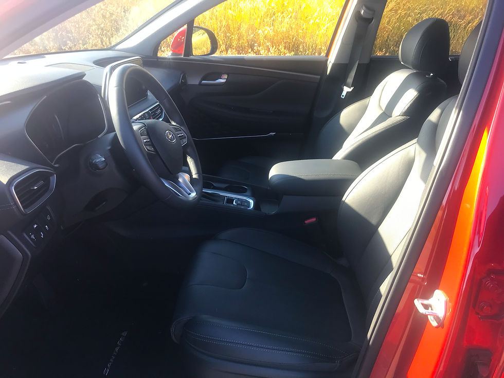 2020 Hyundai Santa Fe Limited 2.0T front seats