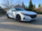 2021 Hyundai Elantra Limited front 3/4 view
