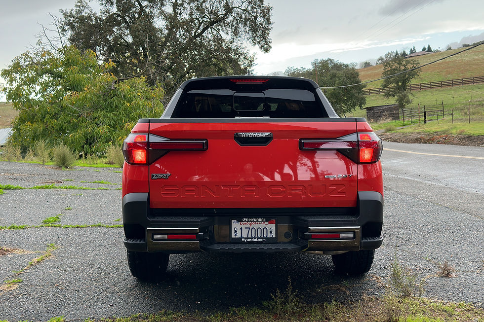 2025 Hyundai Santa Cruz XRT rear view
