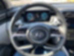 2021 Hyundai Tucson Limited Hybrid AWD steering wheel and gauge cluster