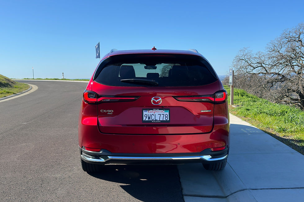 2026 Mazda CX-90 PHEV rear view