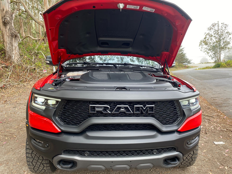 2021 RAM 1500 TRX hood up