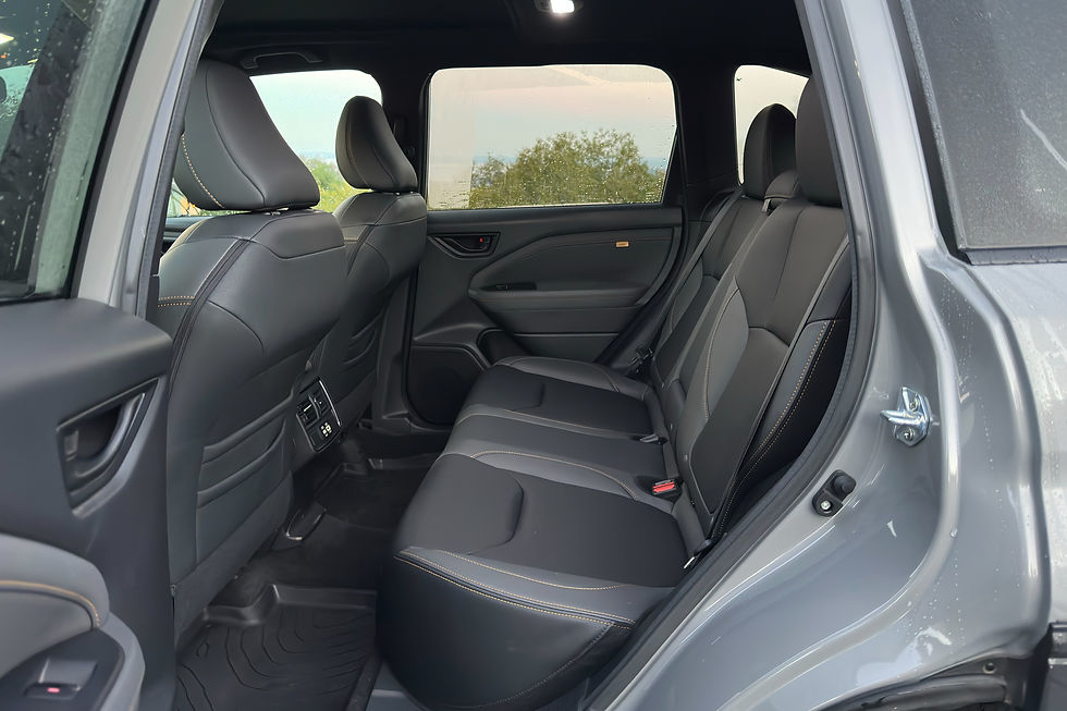 2026 Subaru Forester Wilderness rear seat