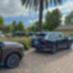 Six 2026 Huyndai Palisades Calligraphy SUVs parked