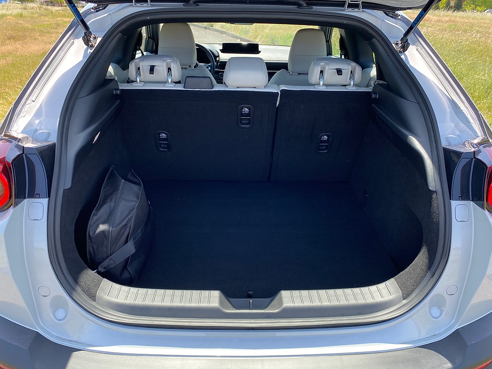 2022 Mazda MX-30 rear cargo area