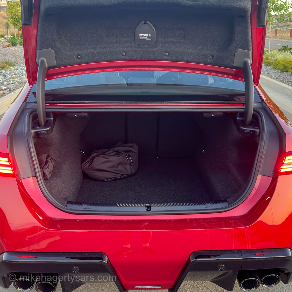 2025 BMW M5 trunk open