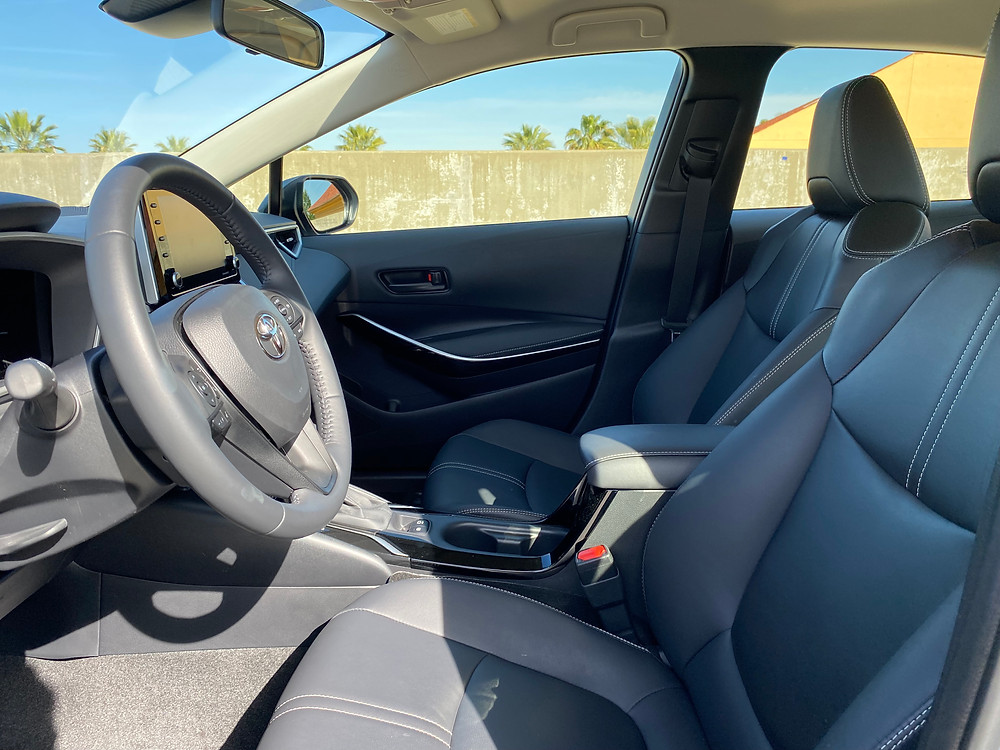 2022 Toyota Corolla Hybrid front seats