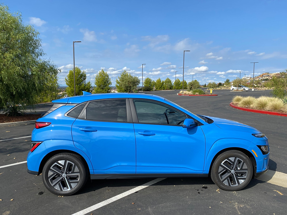 2022 Hyundai Kona Electric side view