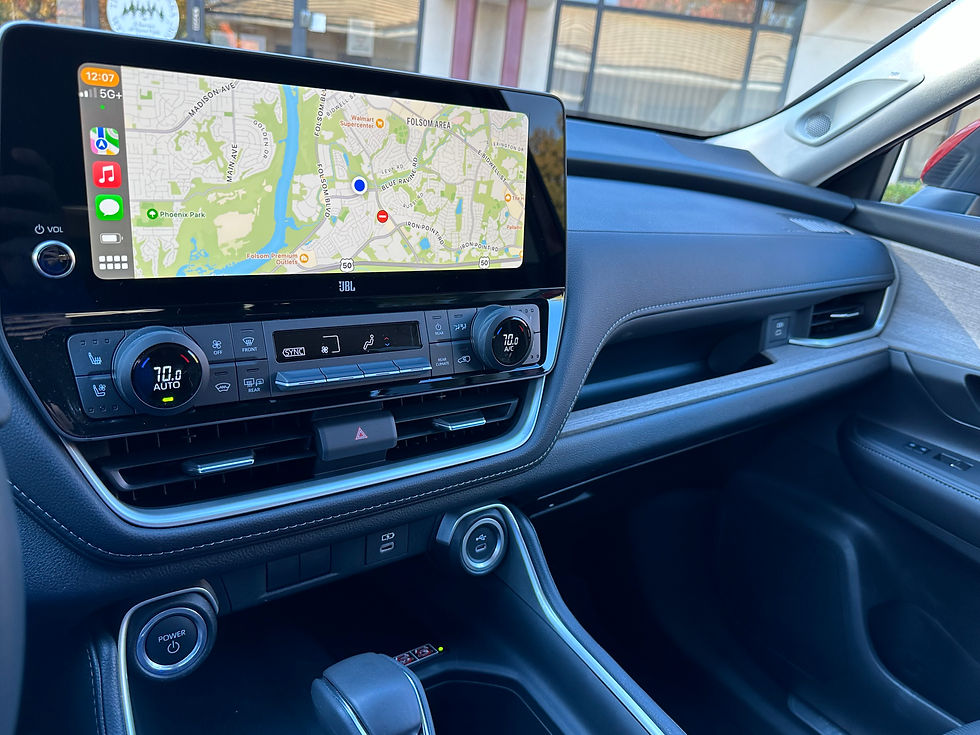 2024 Toyota Grand Highlander center stack