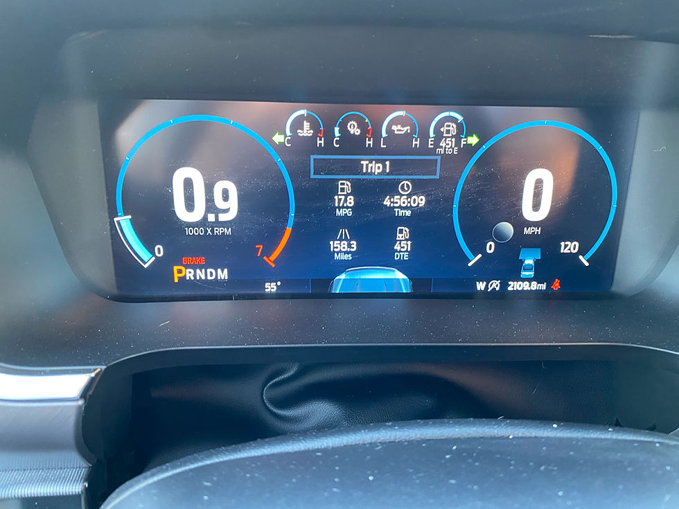 2021 Ford F-150 4X4 Supercrew gauge cluster