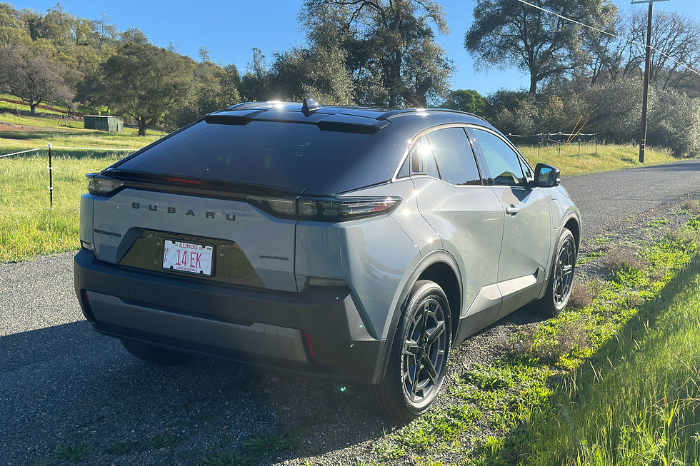 2026 Subaru Uncharted GT rear 3/4 view