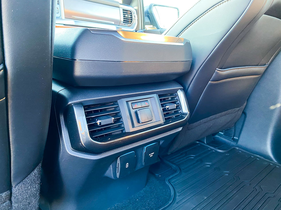 2021 Ford F-150 4X4 Supercrew rear seat HVAC
