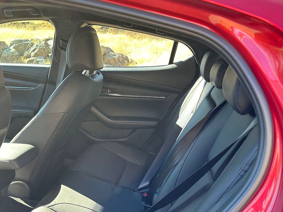 2024 Mazda 3 2.5T Hatchback rear seat