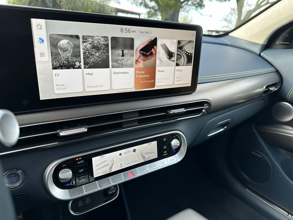 2024 Genesis GV60 center stack