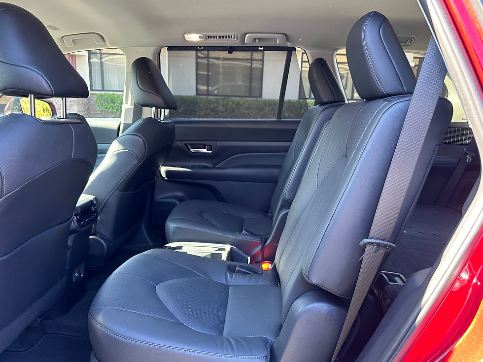 2024 Toyota Grand Highlander second-row seats
