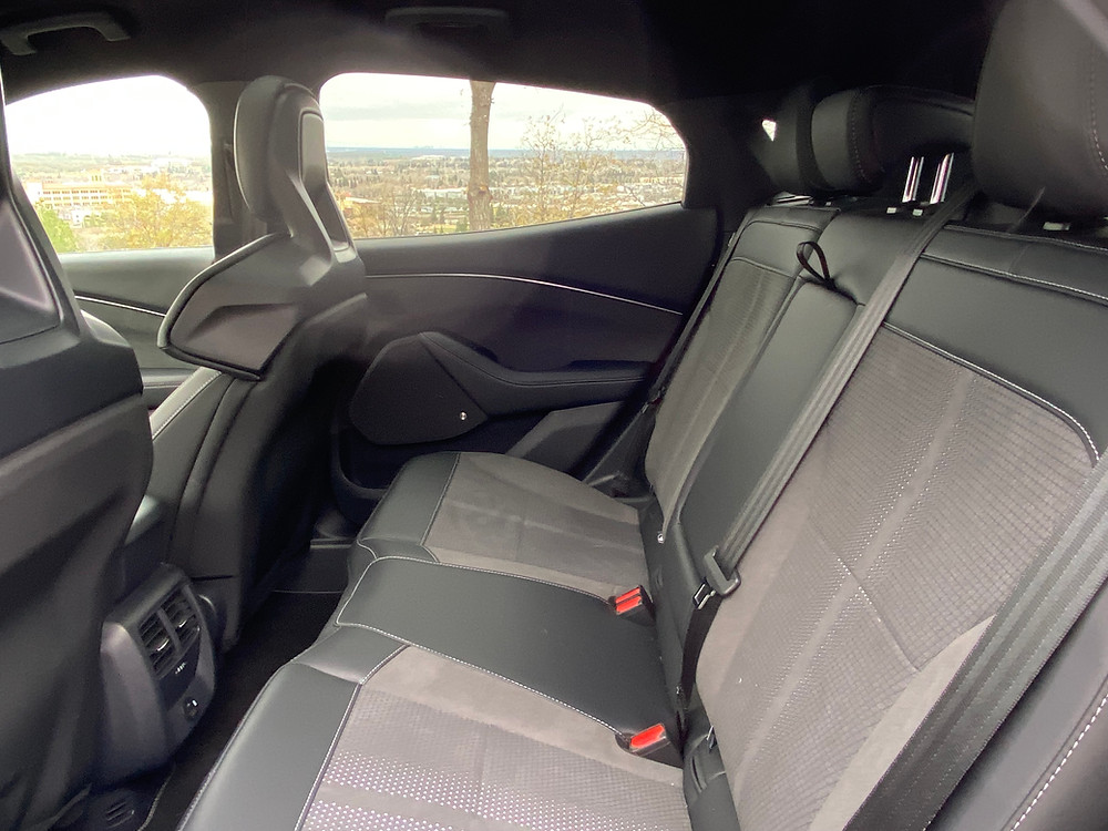 2021 Ford Mustang Mach-E Performance Edition rear seat