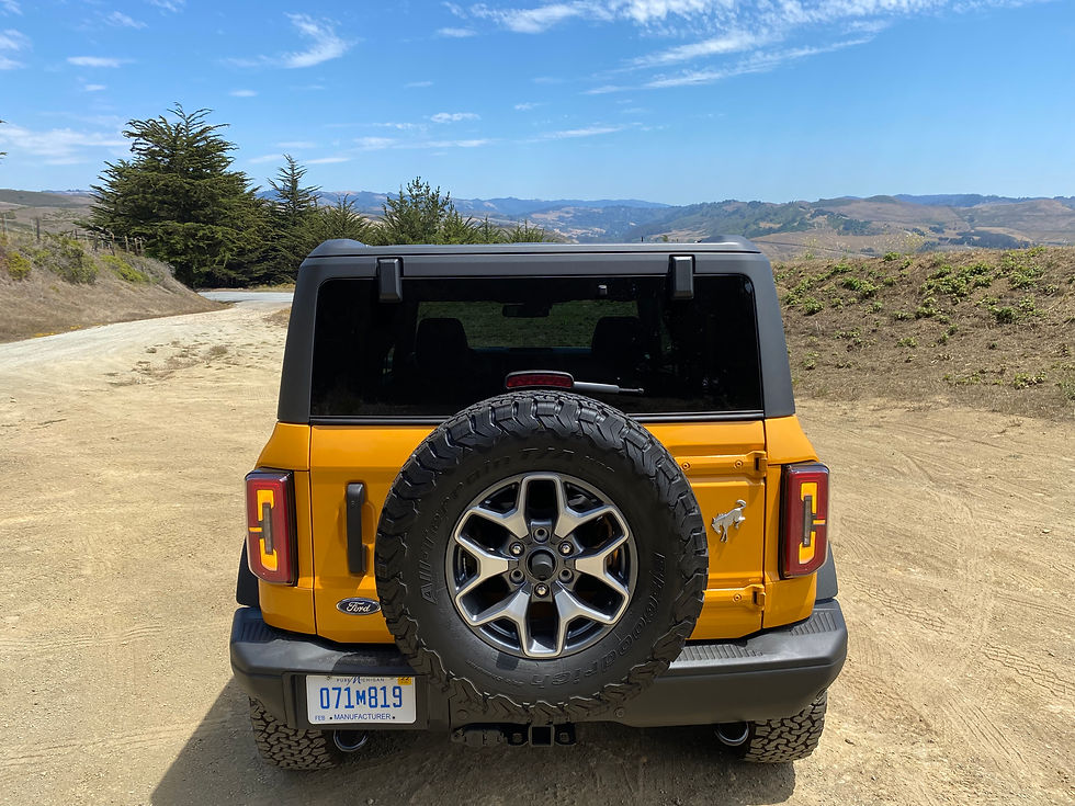 2021 Ford Bronco Badlands rear view