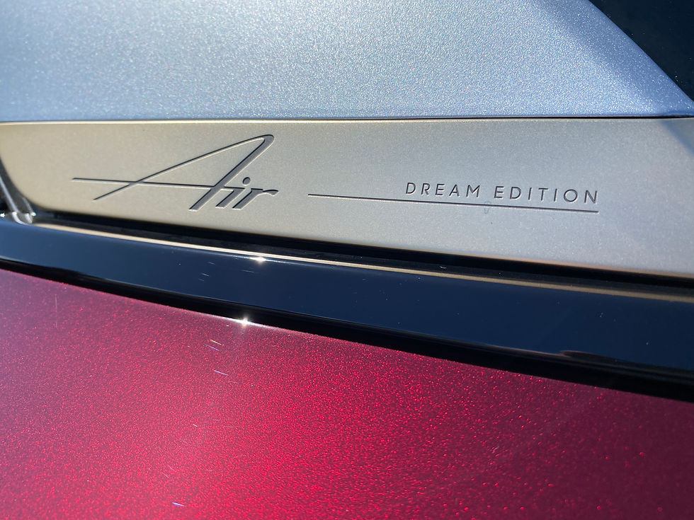 2022 Lucid Air badging