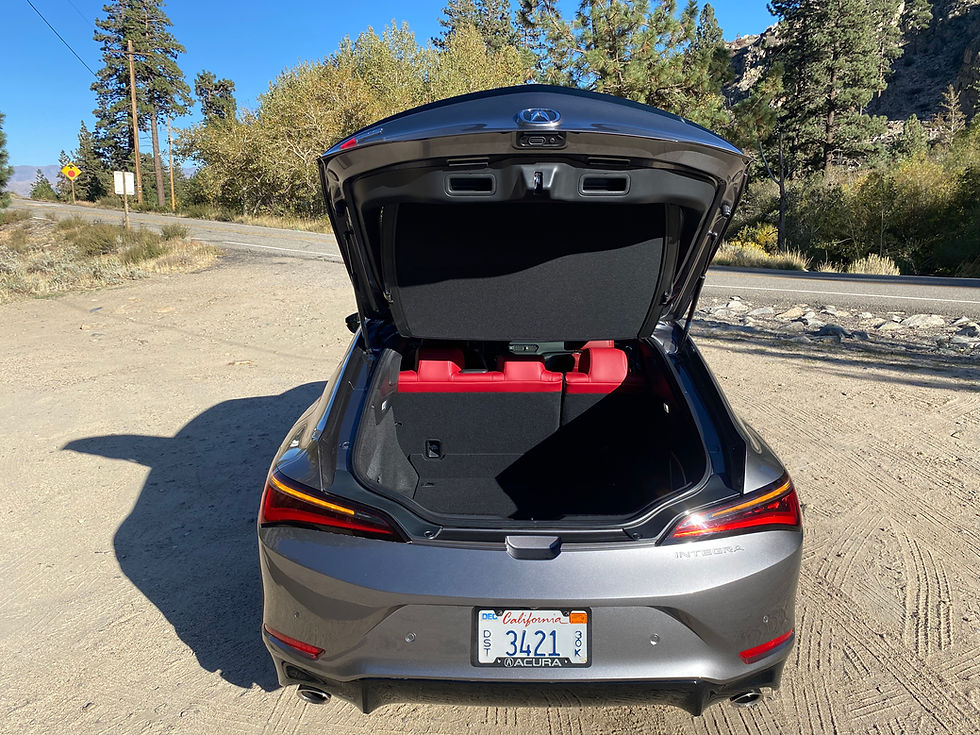 2023 Acura Integra A-Spec trunk open