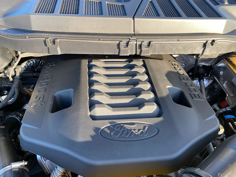 2020 Ford F-150 4X4 Supercrew engine detail