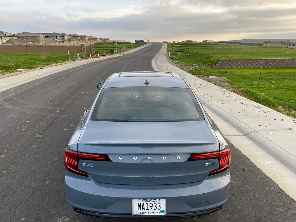 2022 Volvo S90 B6 AWD R-Design rear view