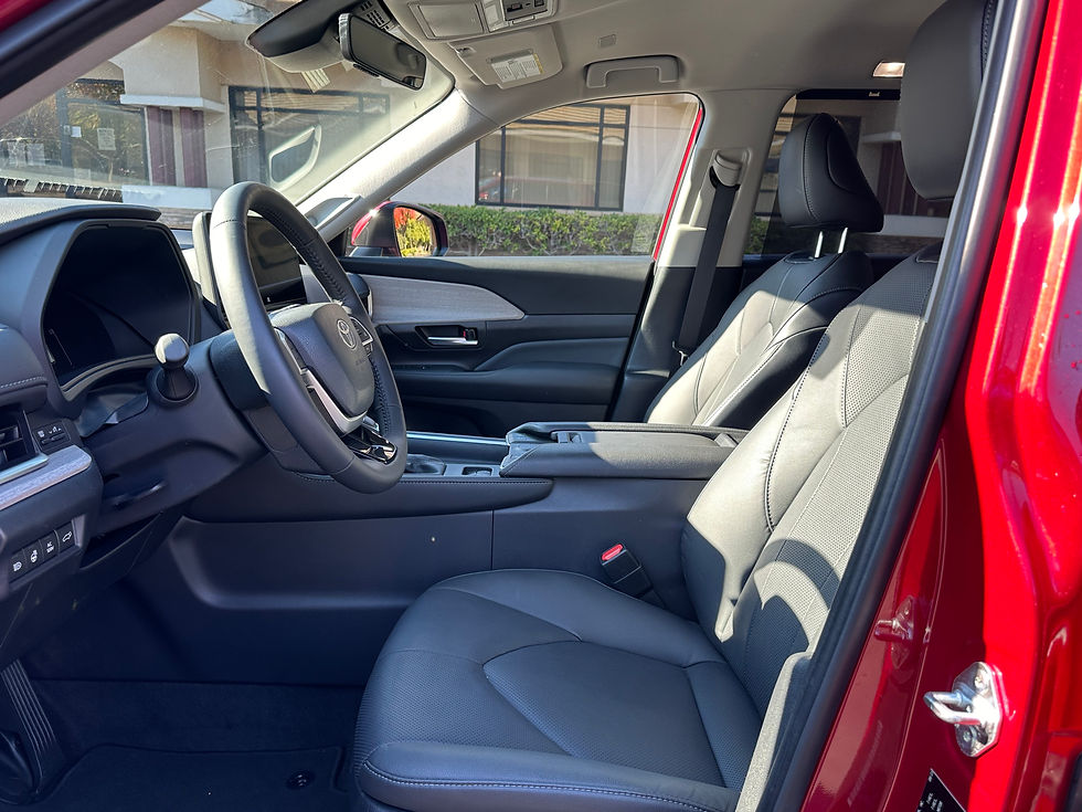 2024 Toyota Grand Highlander front seats