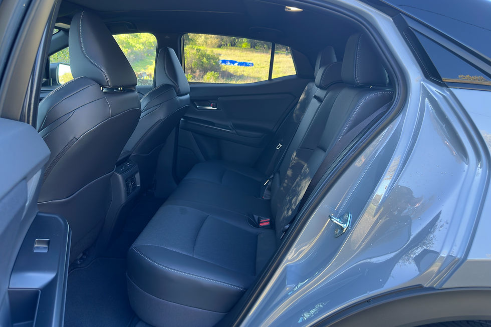 2026 Subaru Uncharted GT rear seat