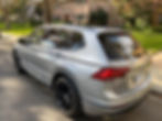 2020 Volkswagen Tiguan 2.0T SE R-Line Black rear 3/4 view