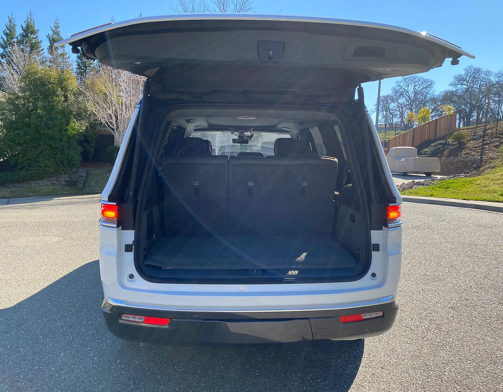 2022 Grand Wagoneer rear liftgate open