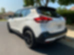 2020 Nissan Kicks SR rear 3/4 view