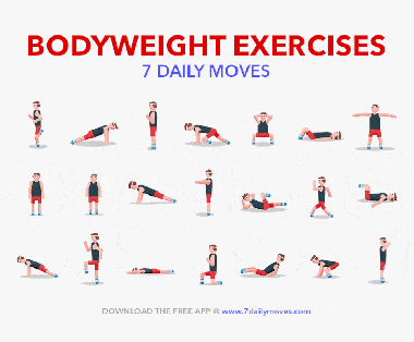 bodyweight exercises 7 daily moves.gif