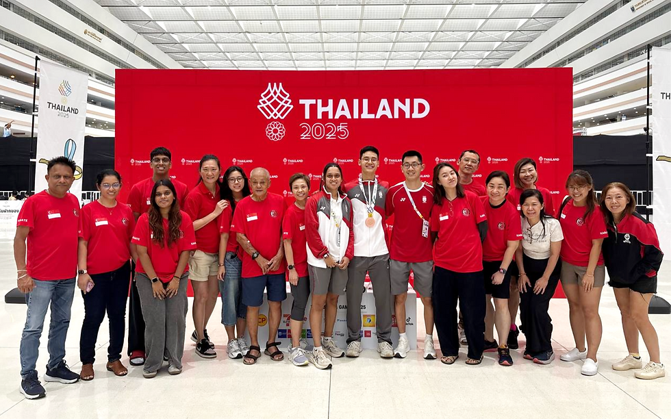 Singapore supporters in Bangkok