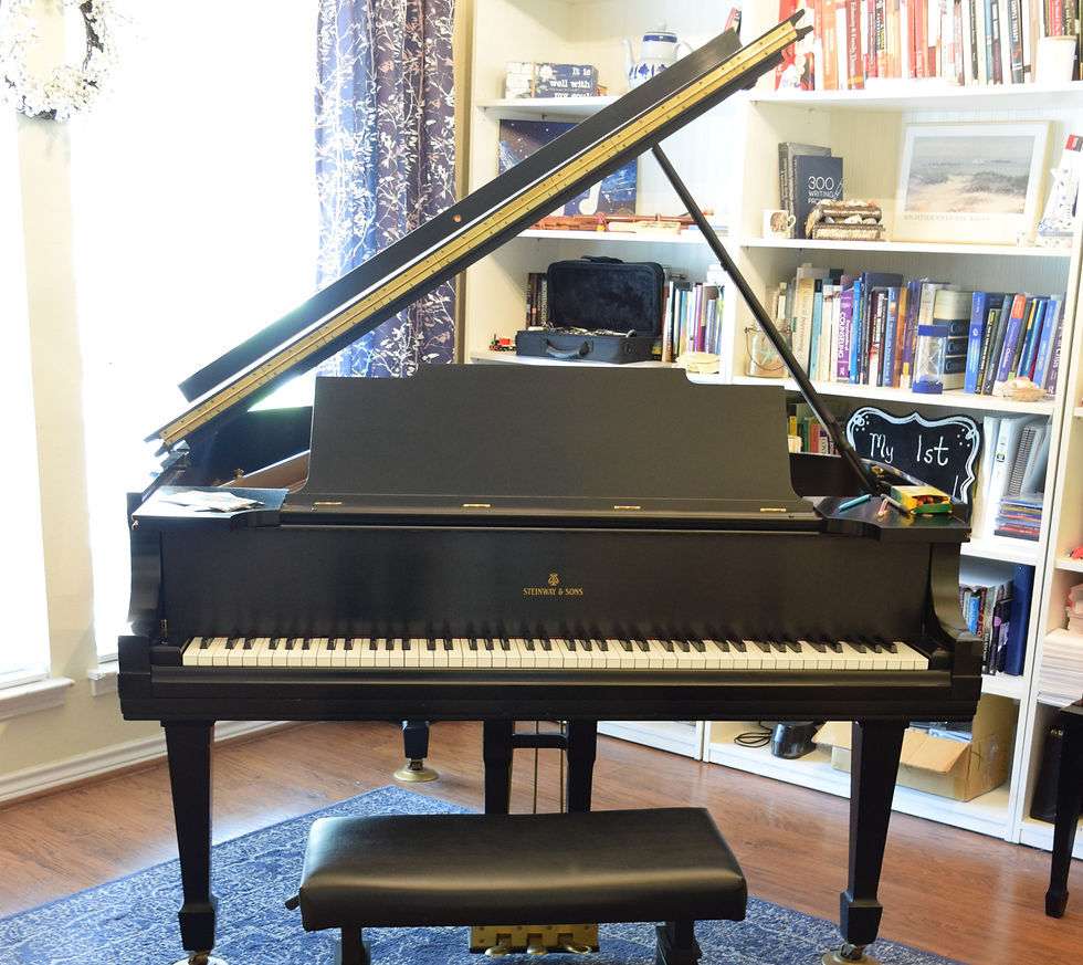 Our Piano Studio at Piano Lessons North Texas in Aubrey, TX.