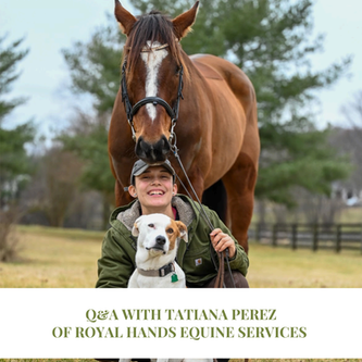 Q&A with Tatiana Perez of Royal Hands Equine Services